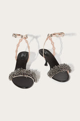 Pucci Emilio Low Heel Embroidered Sandals
