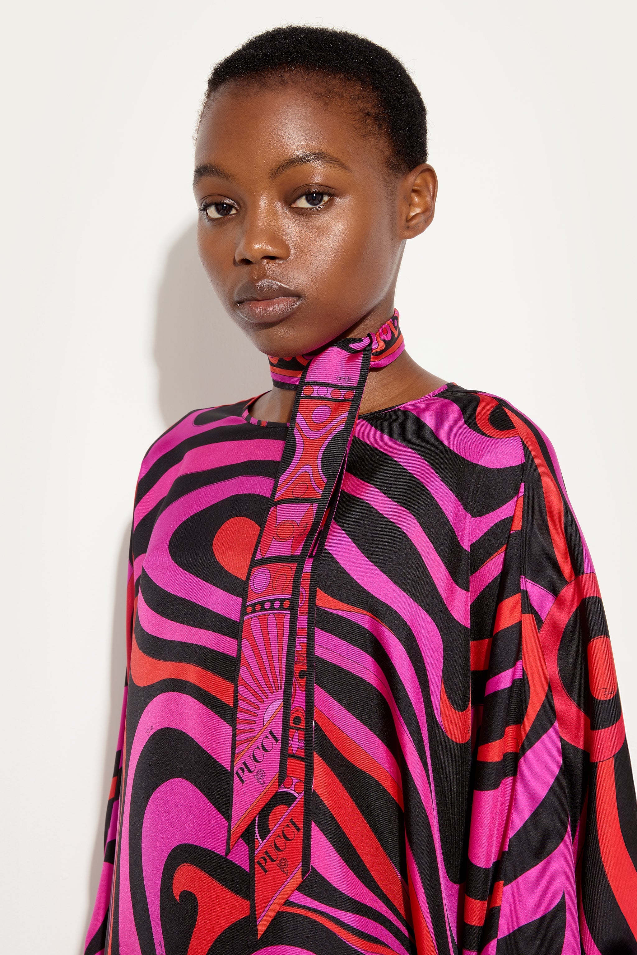 Pucci Mixed Print Silk Twill