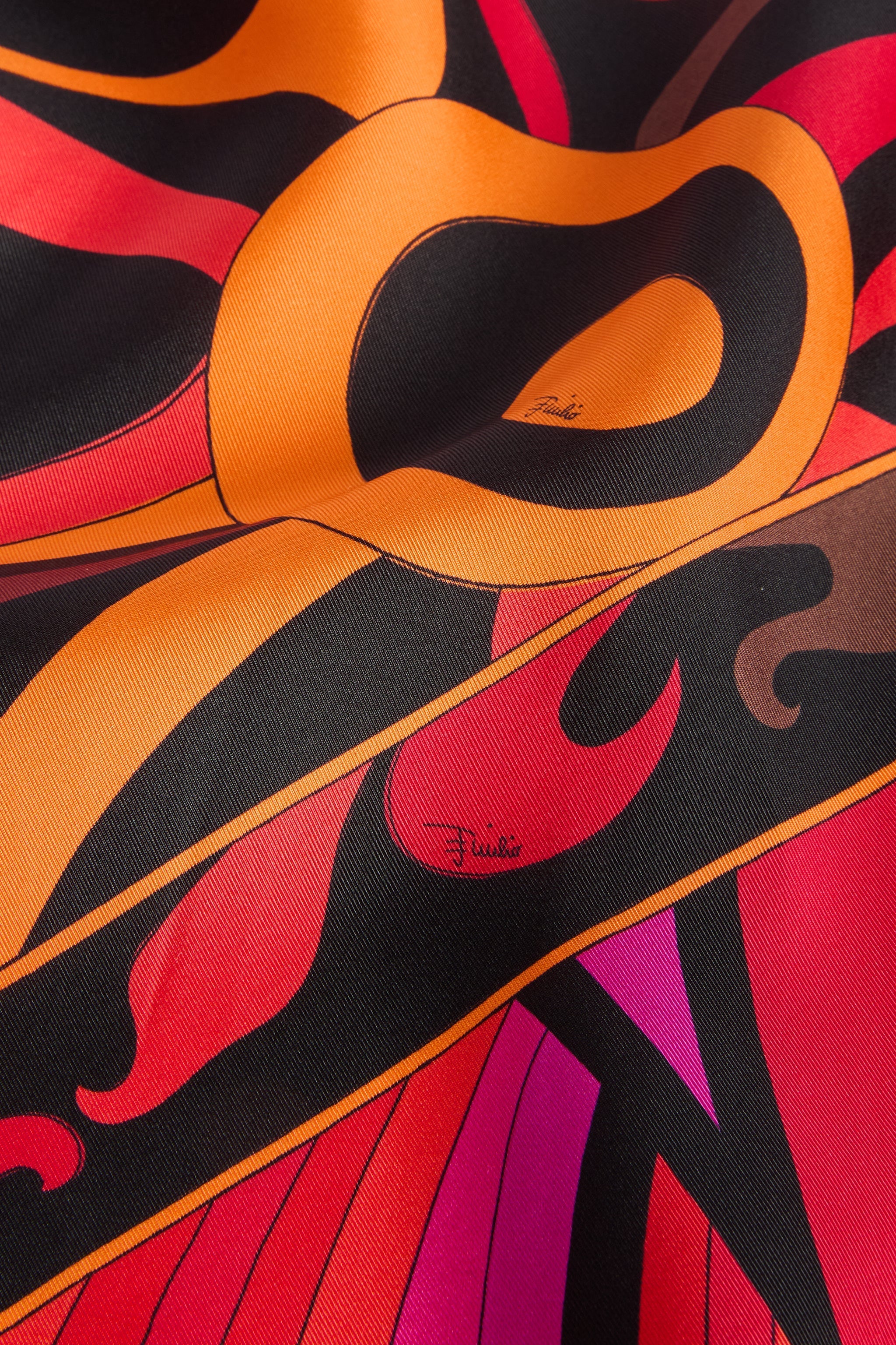 Pucci Iride and Marmo Print Silk Carrè