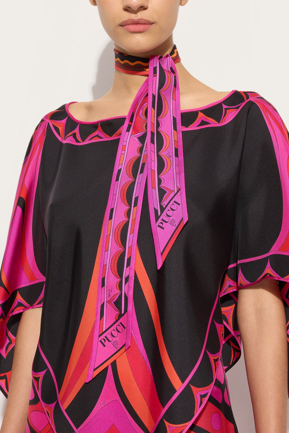 Pucci Mixed Print Silk Twill