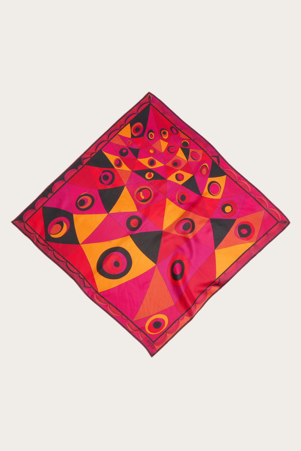 Pucci Angoli Print Silk Scarf