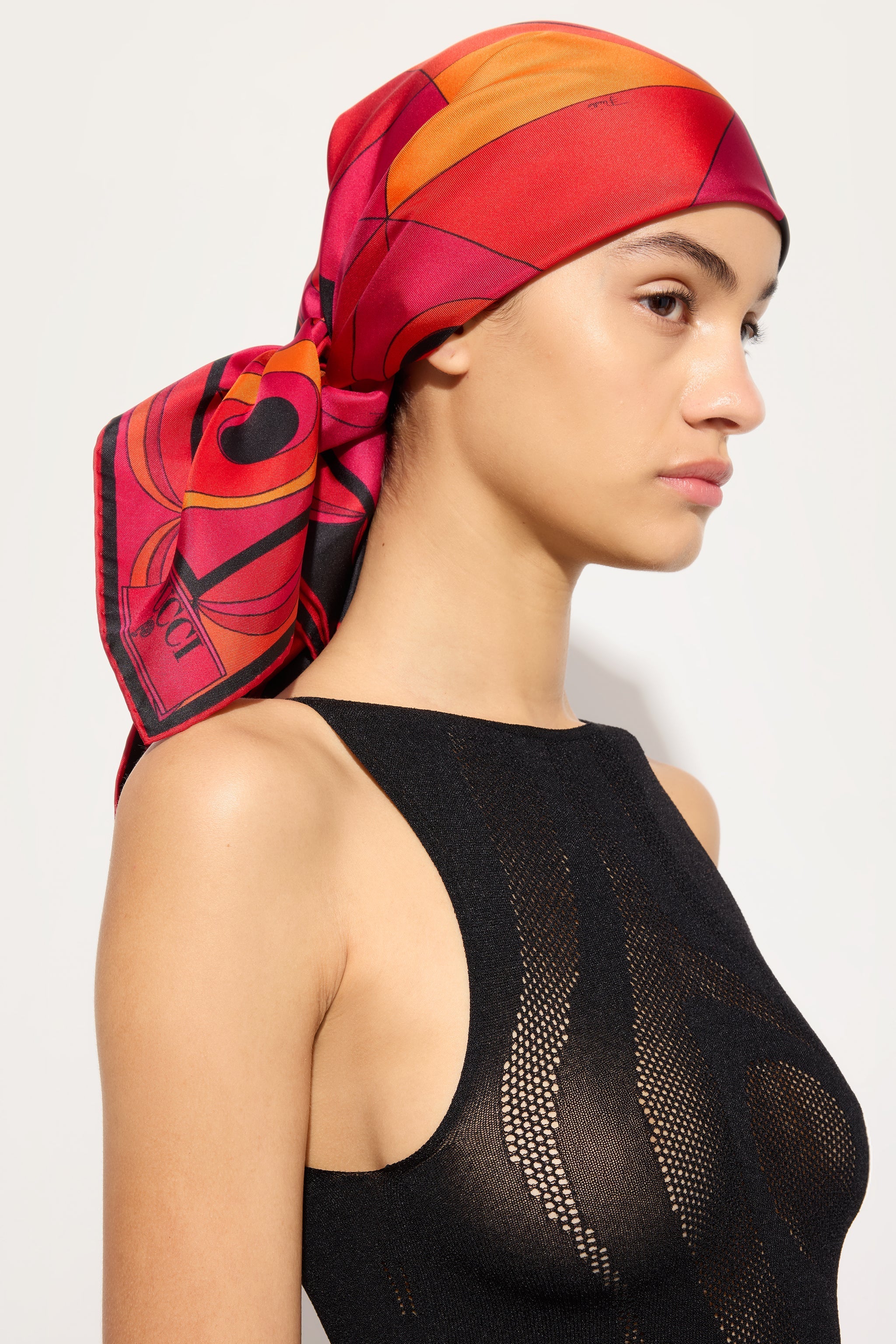 Pucci Angoli Print Silk Scarf