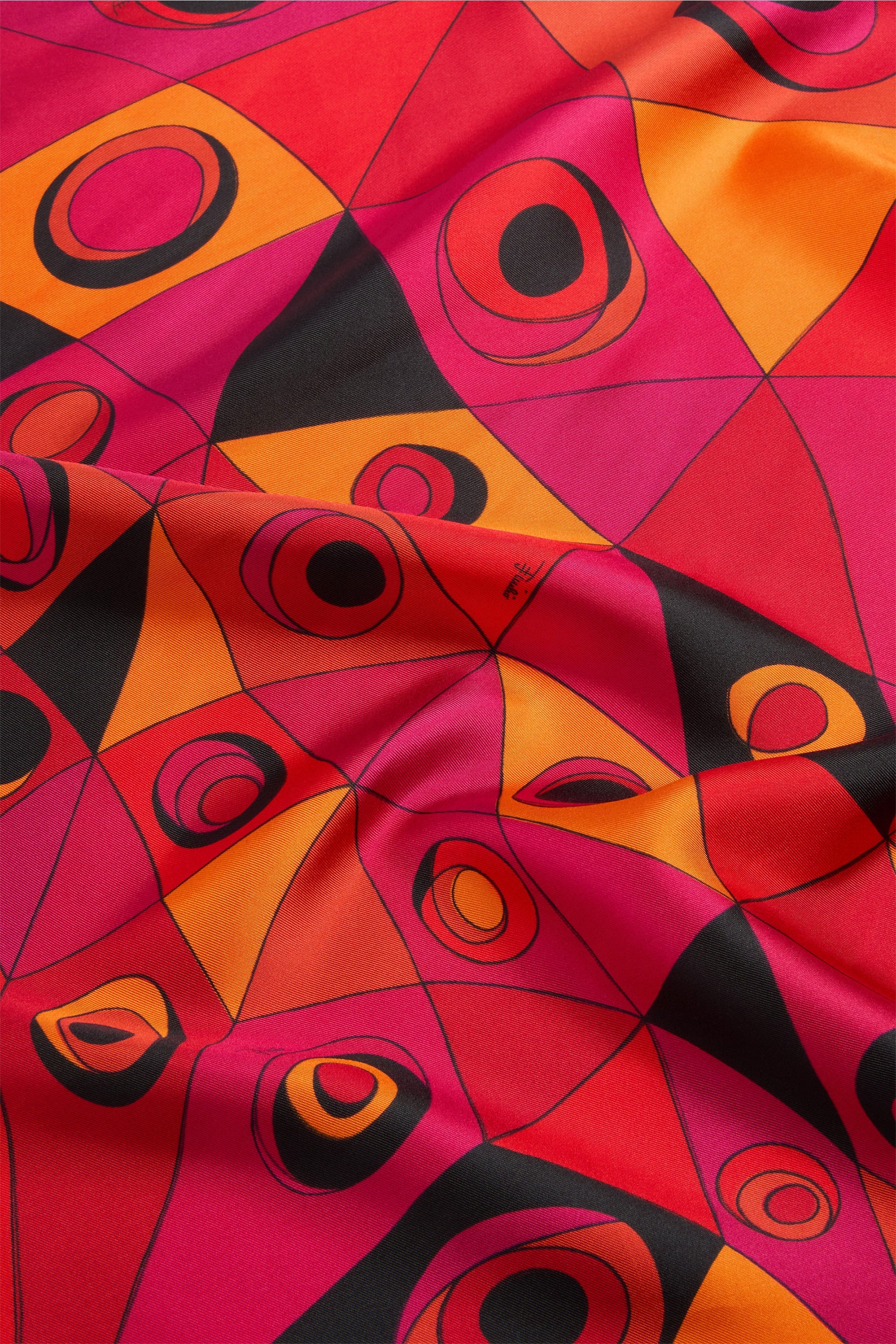 Pucci Angoli Print Silk Scarf