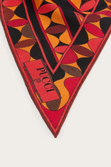 Pucci Manuba Print Silk Triangle Scarf