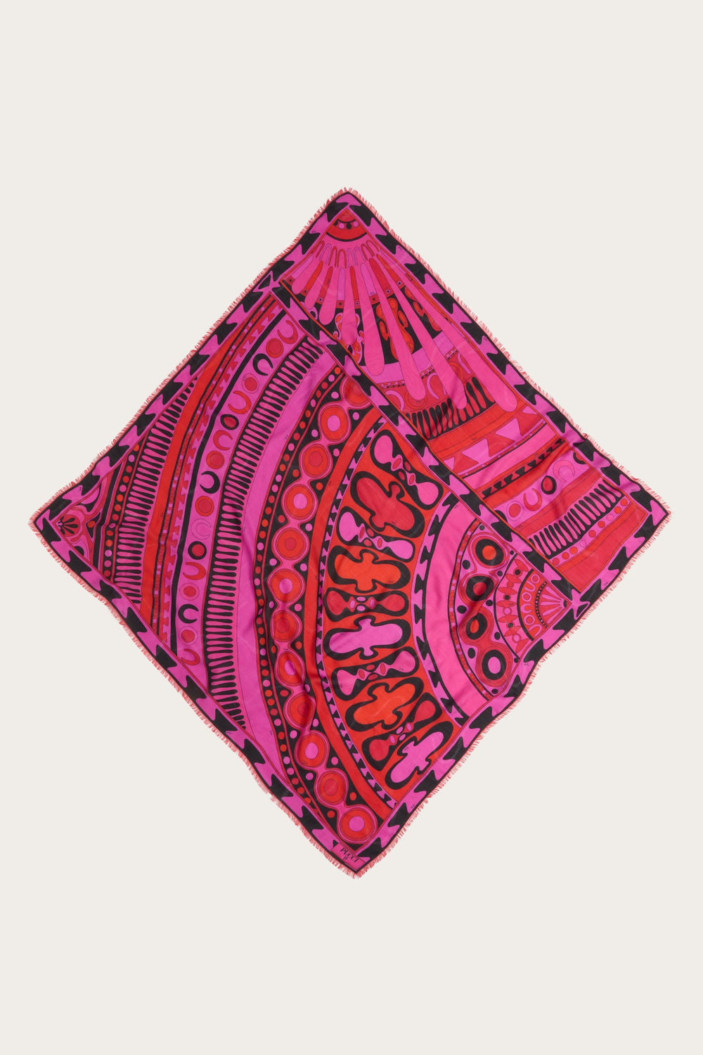 Pucci Soleil Print Wool and Silk Pashmina