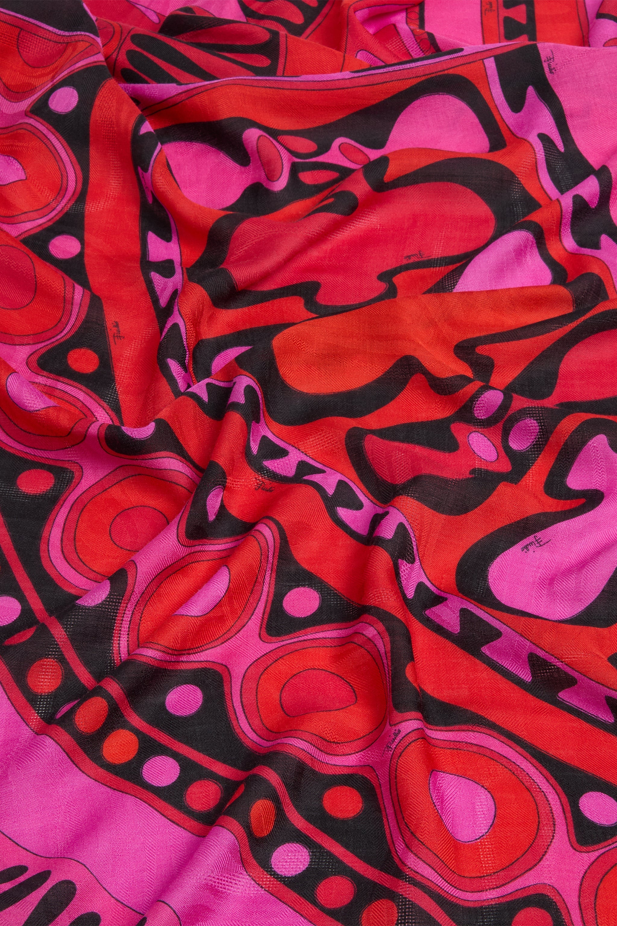 Pucci Soleil Print Wool and Silk Pashmina
