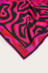 Pucci Labirinto Print Silk Triangle Scarf