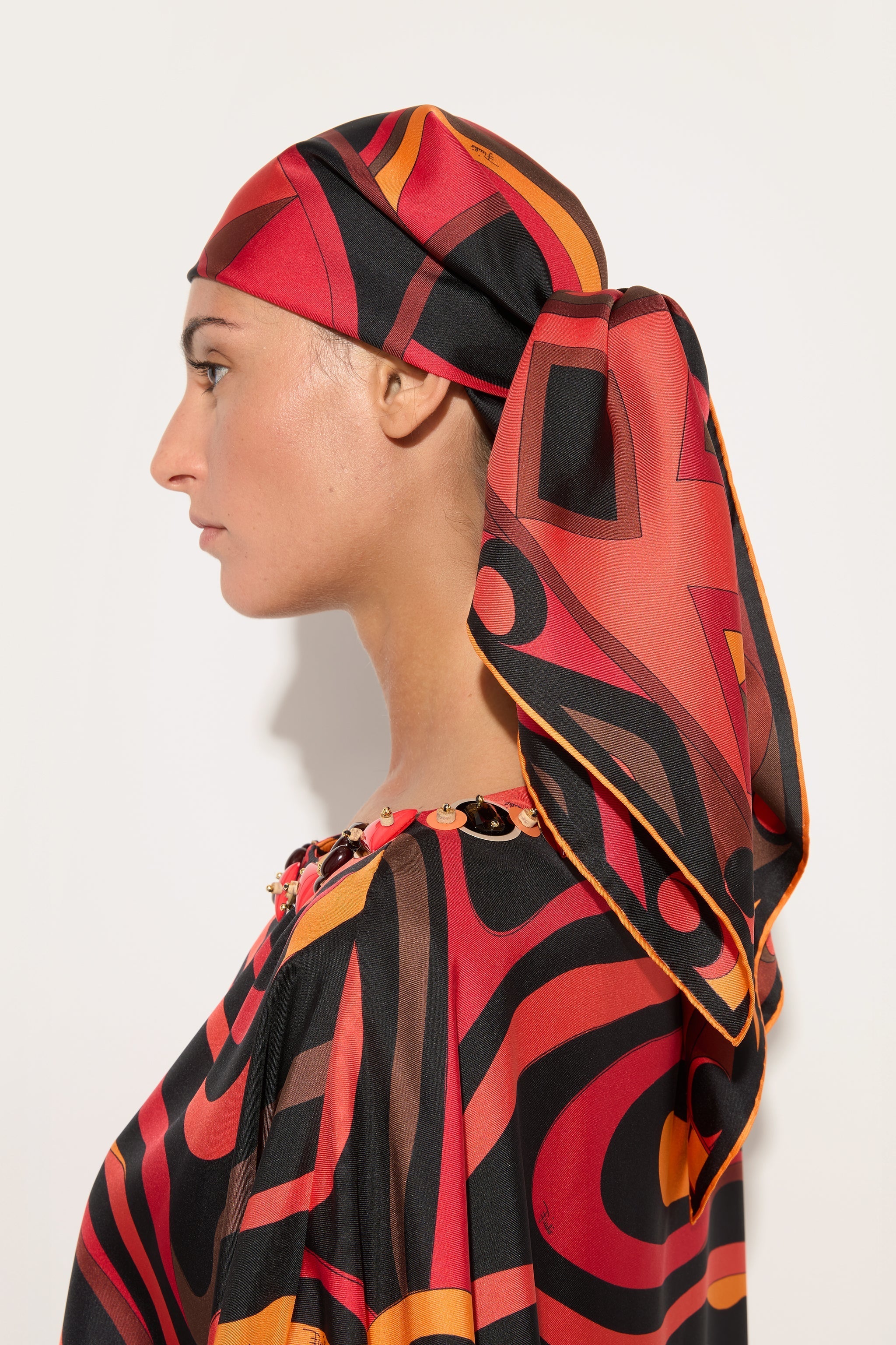 Pucci Bongo Print Silk Carrè