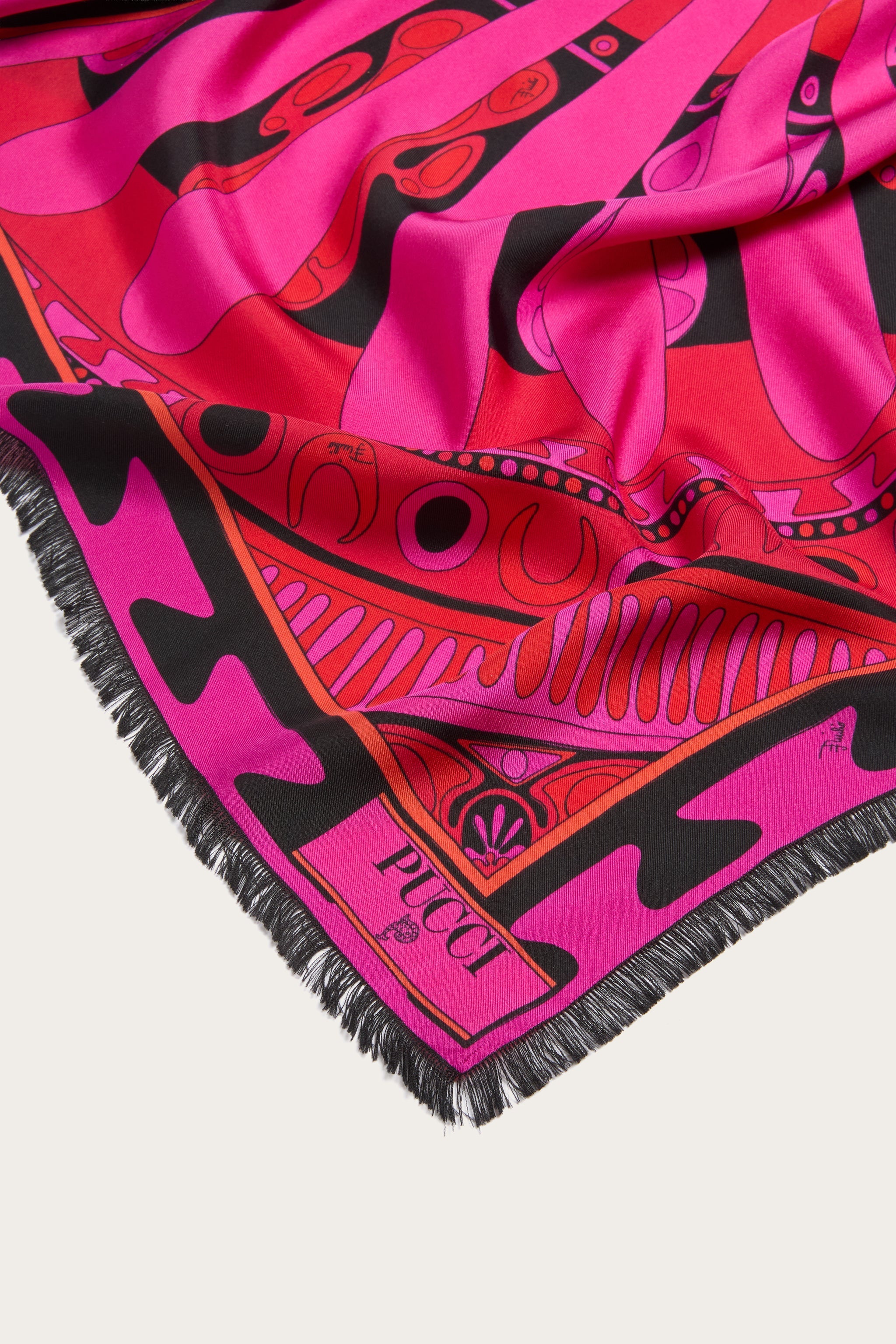 Pucci Mixed Print Silk Stole