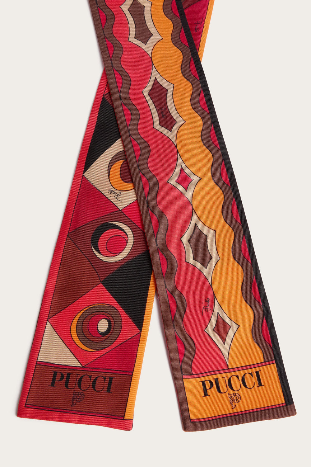 Pucci Mixed Print Silk Twill