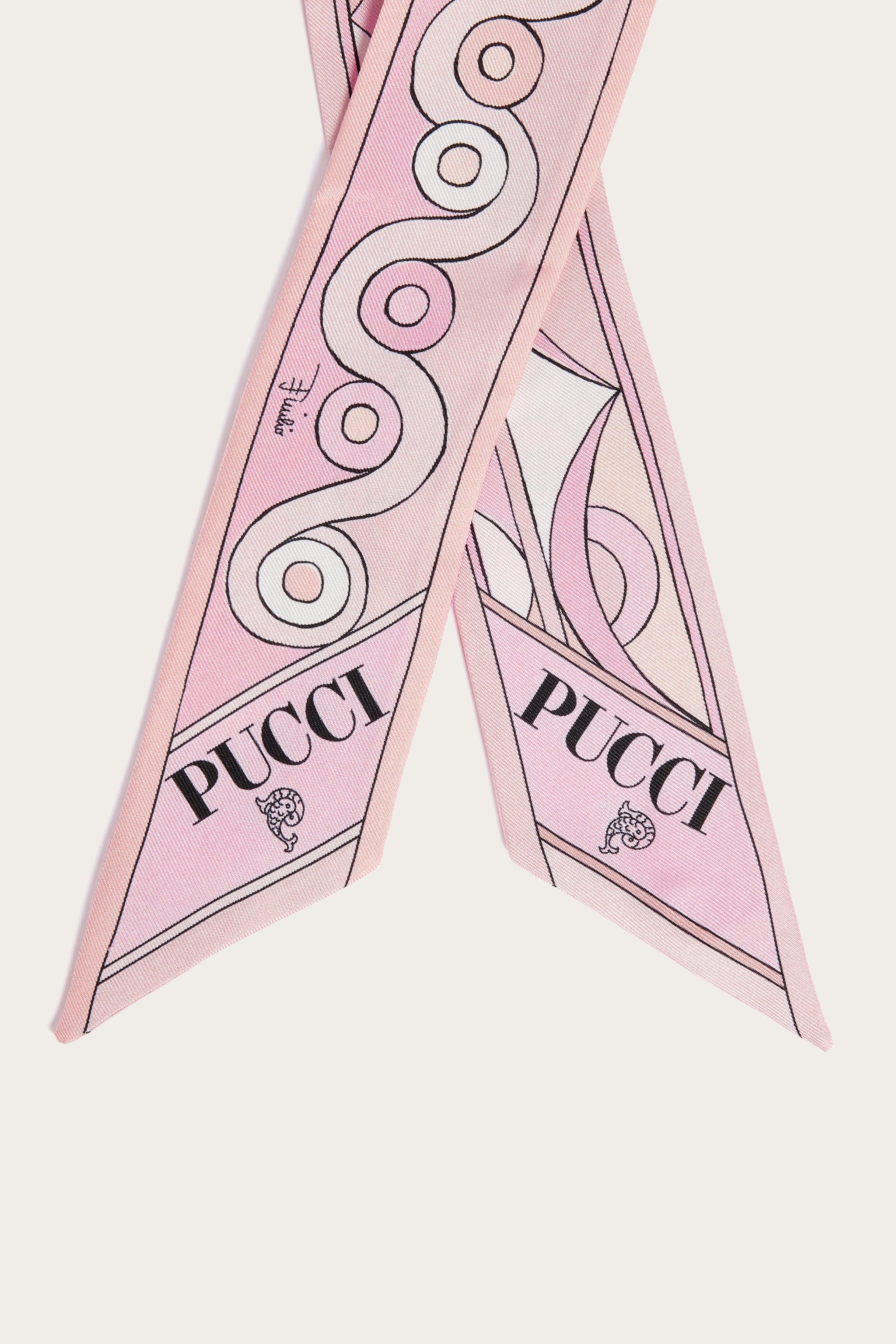 Pucci Iride Print Silk Twill Scarf