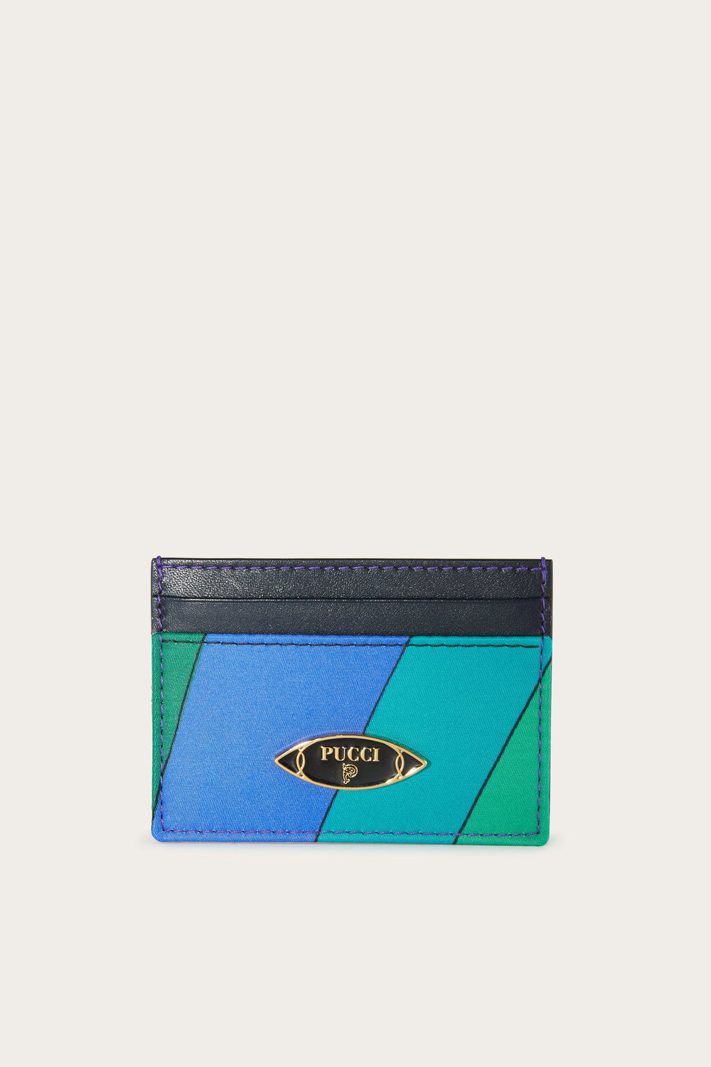 Pucci Iride Print Card Holder