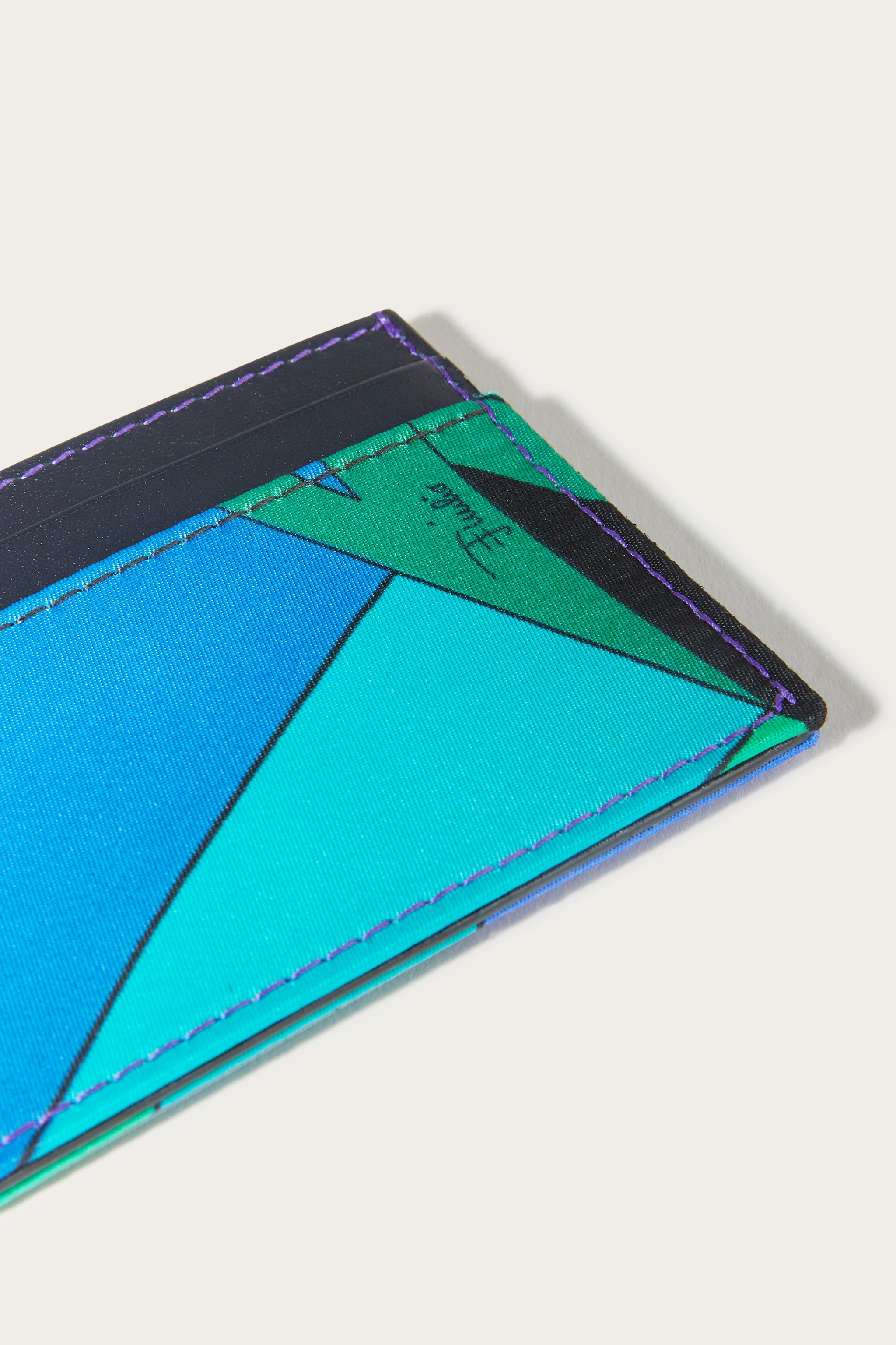 Pucci Iride Print Card Holder