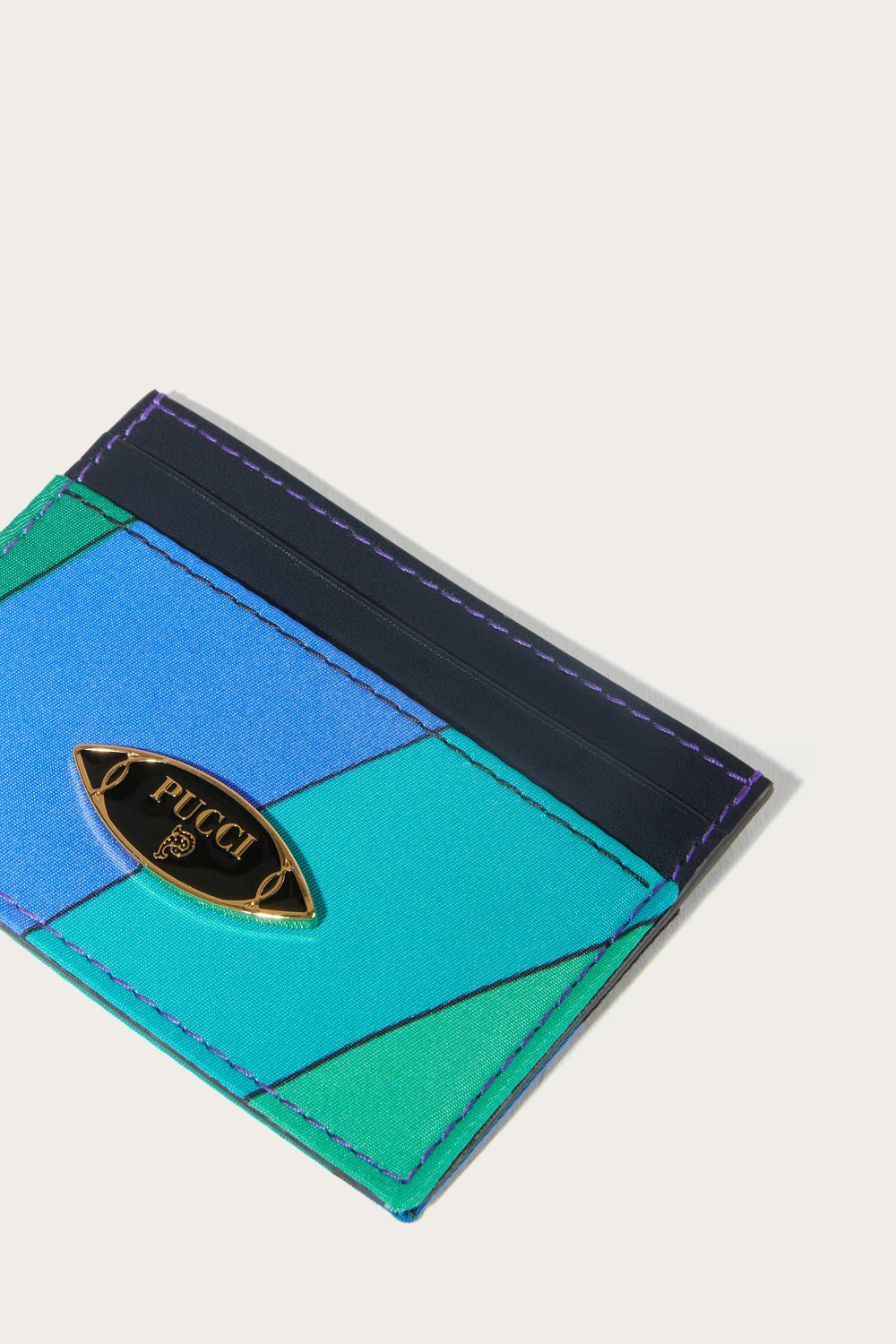 Pucci Iride Print Card Holder