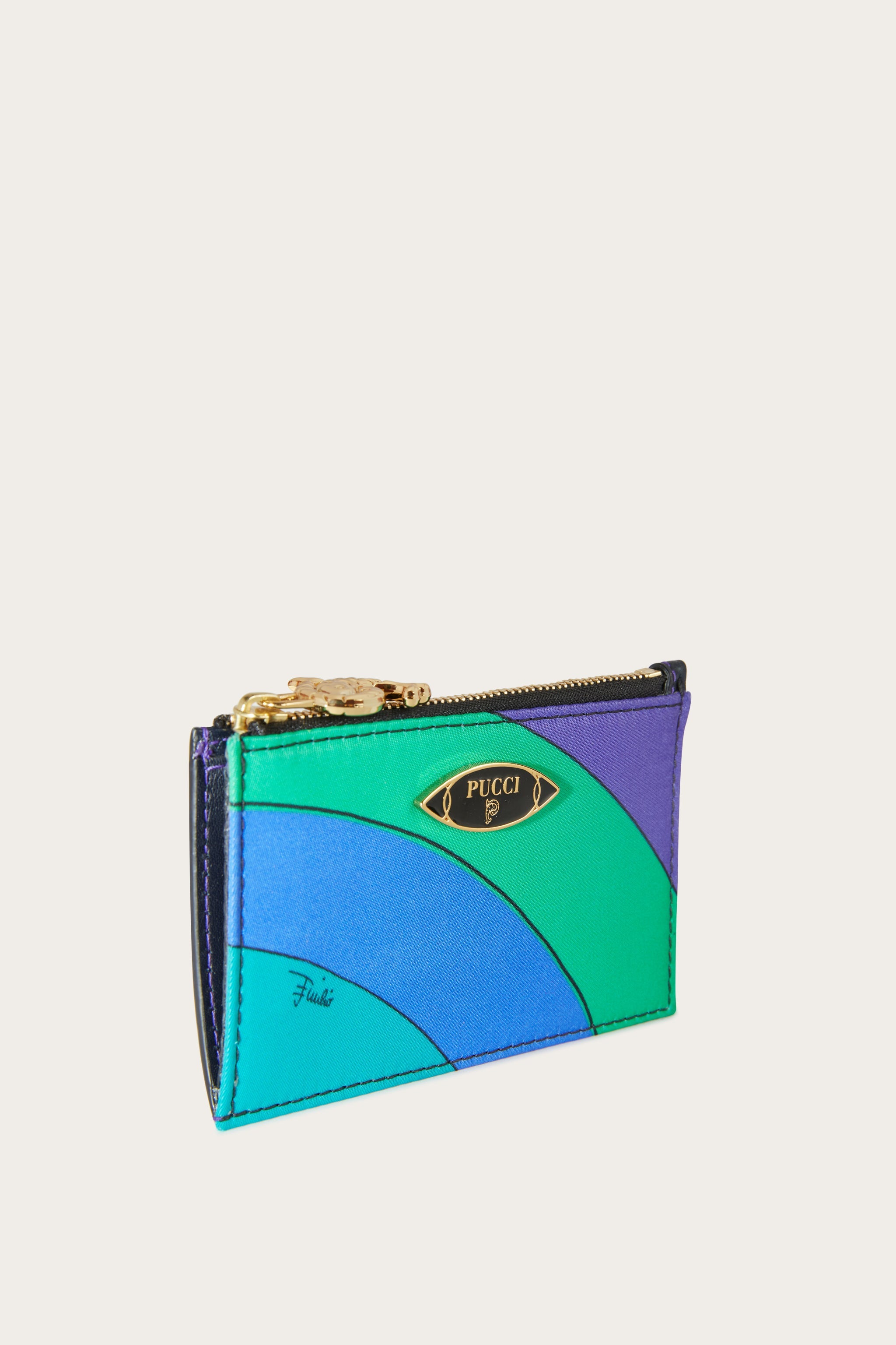 Pucci Iride Print Card Holder