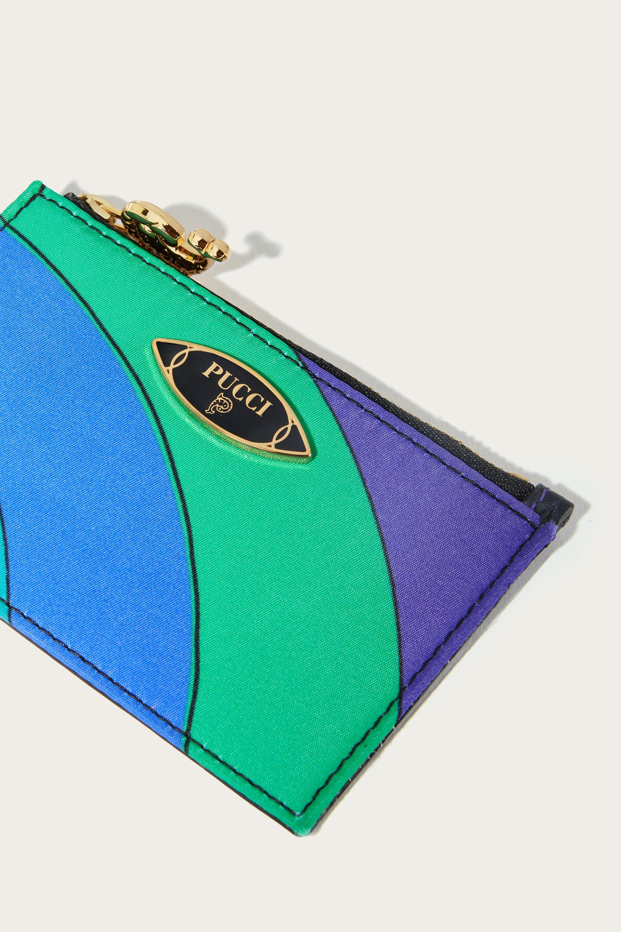 Pucci Iride Print Card Holder