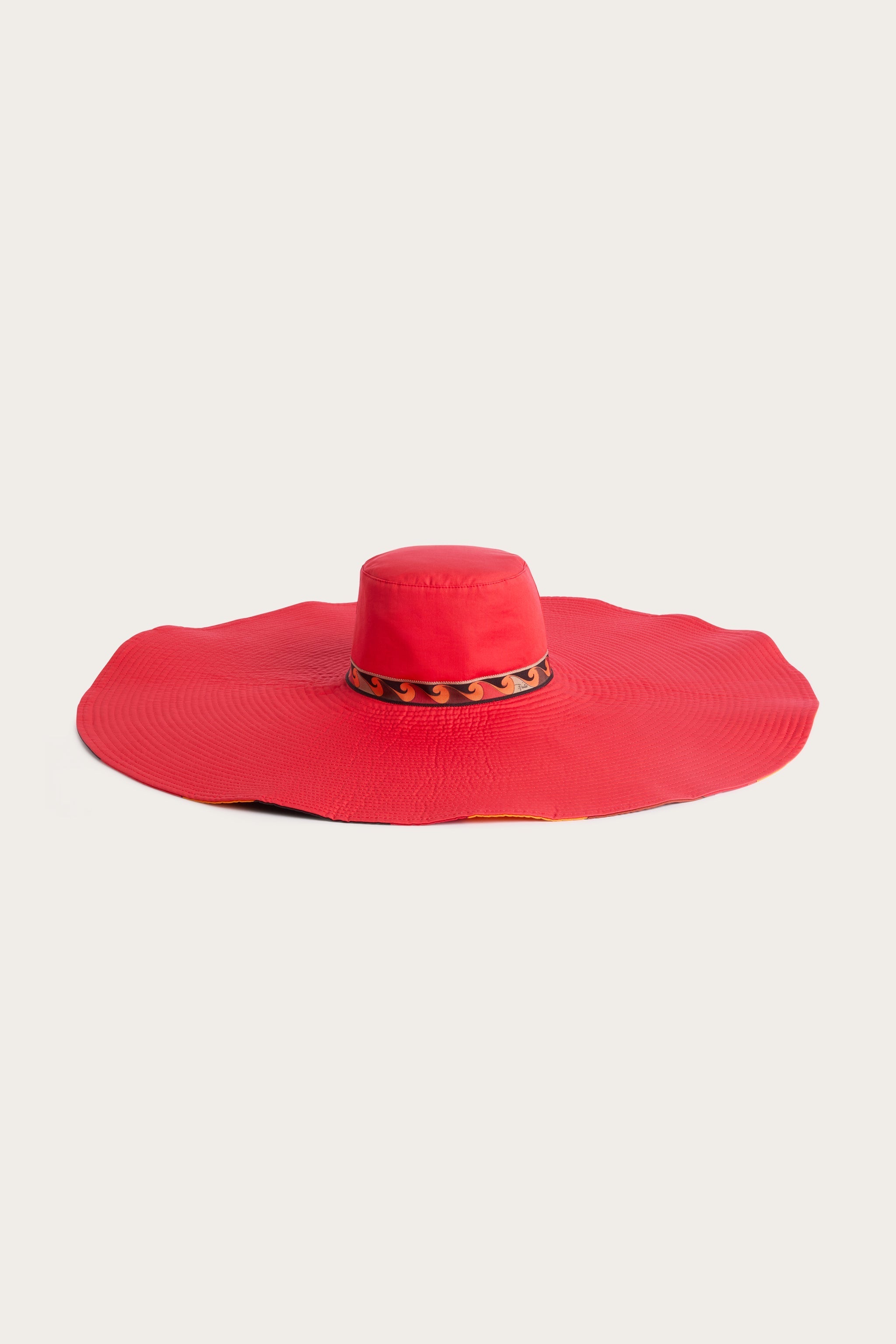 Pucci Occhi Print Wide-Brimmed Hat
