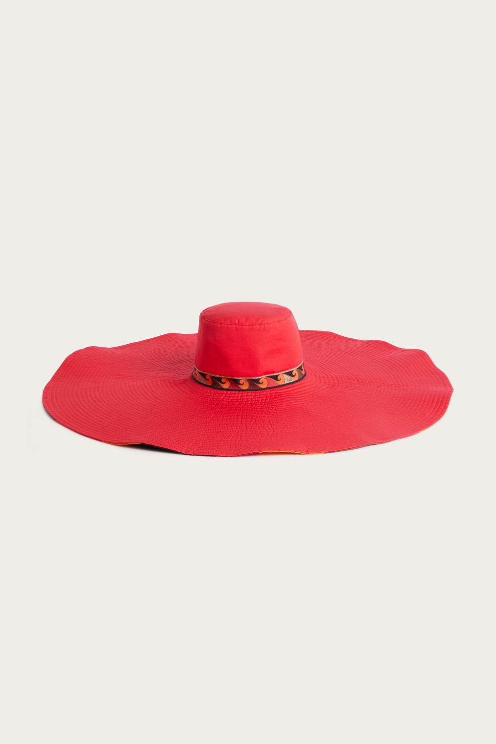Pucci Occhi Print Wide-Brimmed Hat