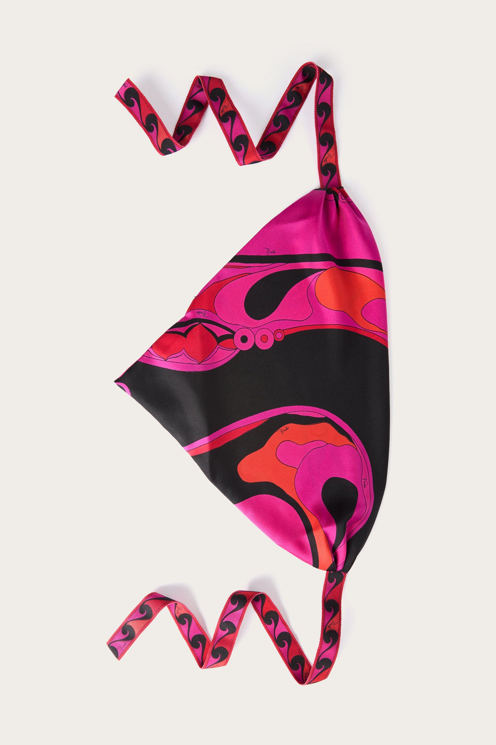 Pucci Orchidee Print Silk Bandana