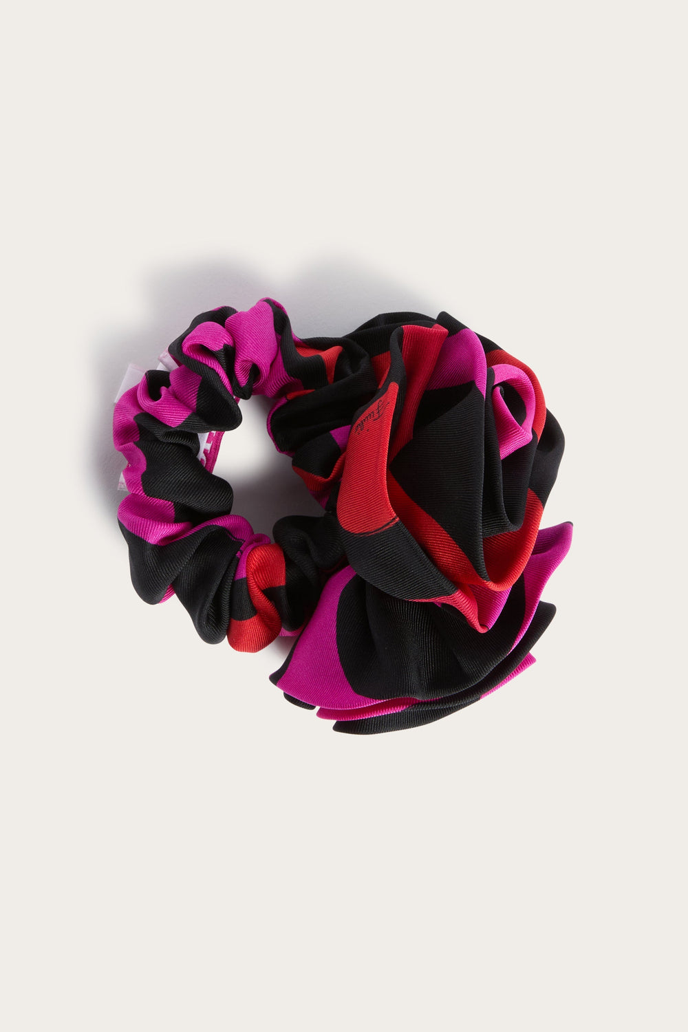 Pucci Silk Hair Tie with Rose Detail