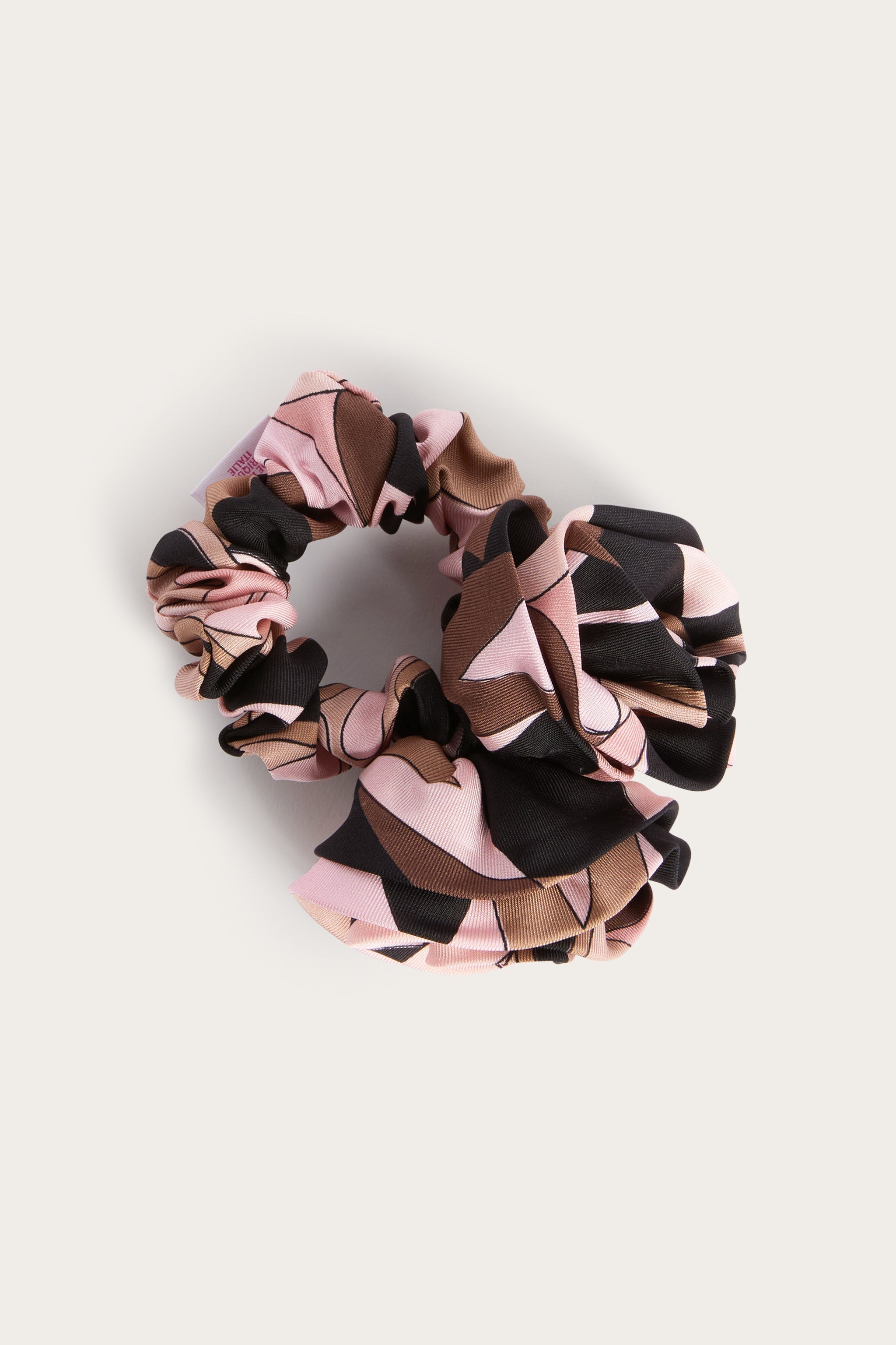 Pucci Silk Hair Tie with Rose Detail