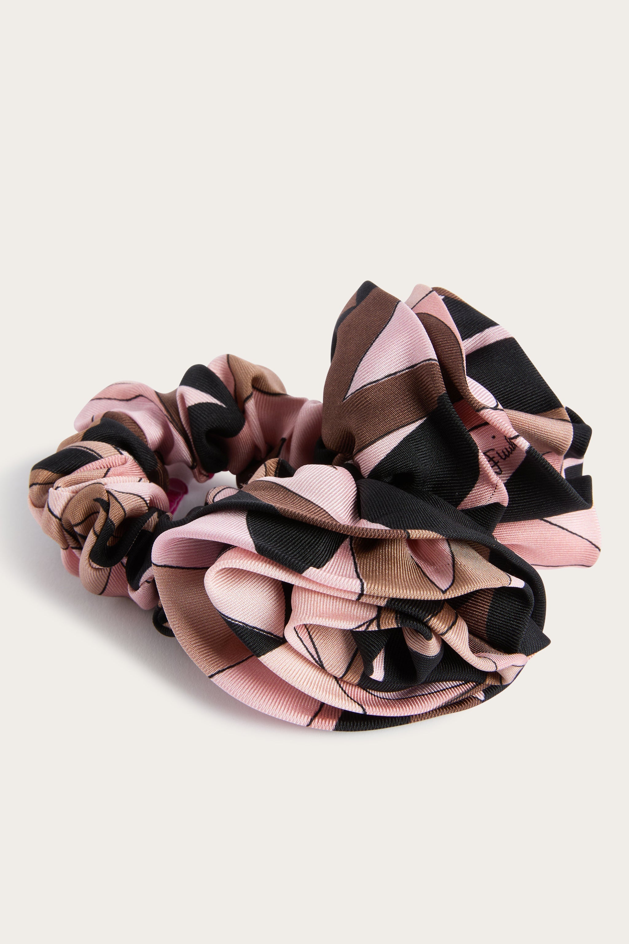 Pucci Silk Hair Tie with Rose Detail
