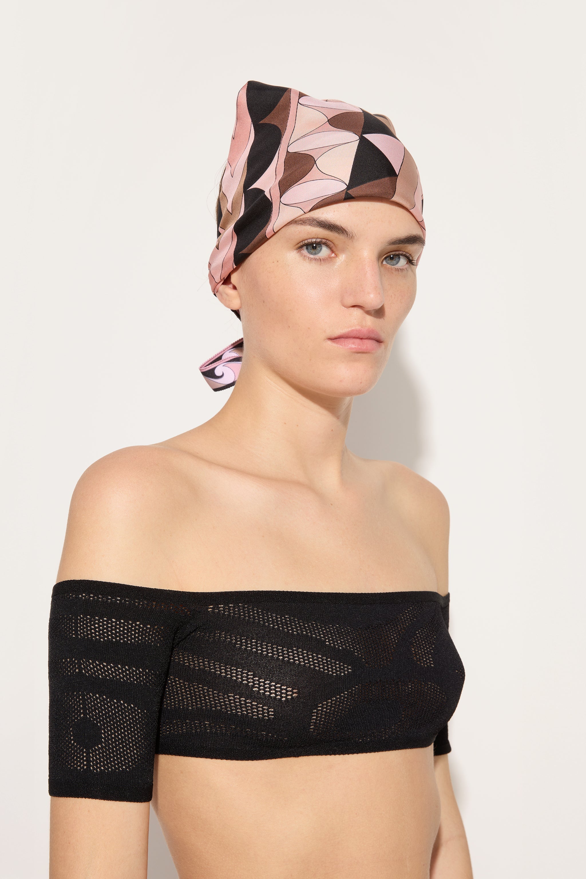 Pucci Manuba Print Silk Bandana
