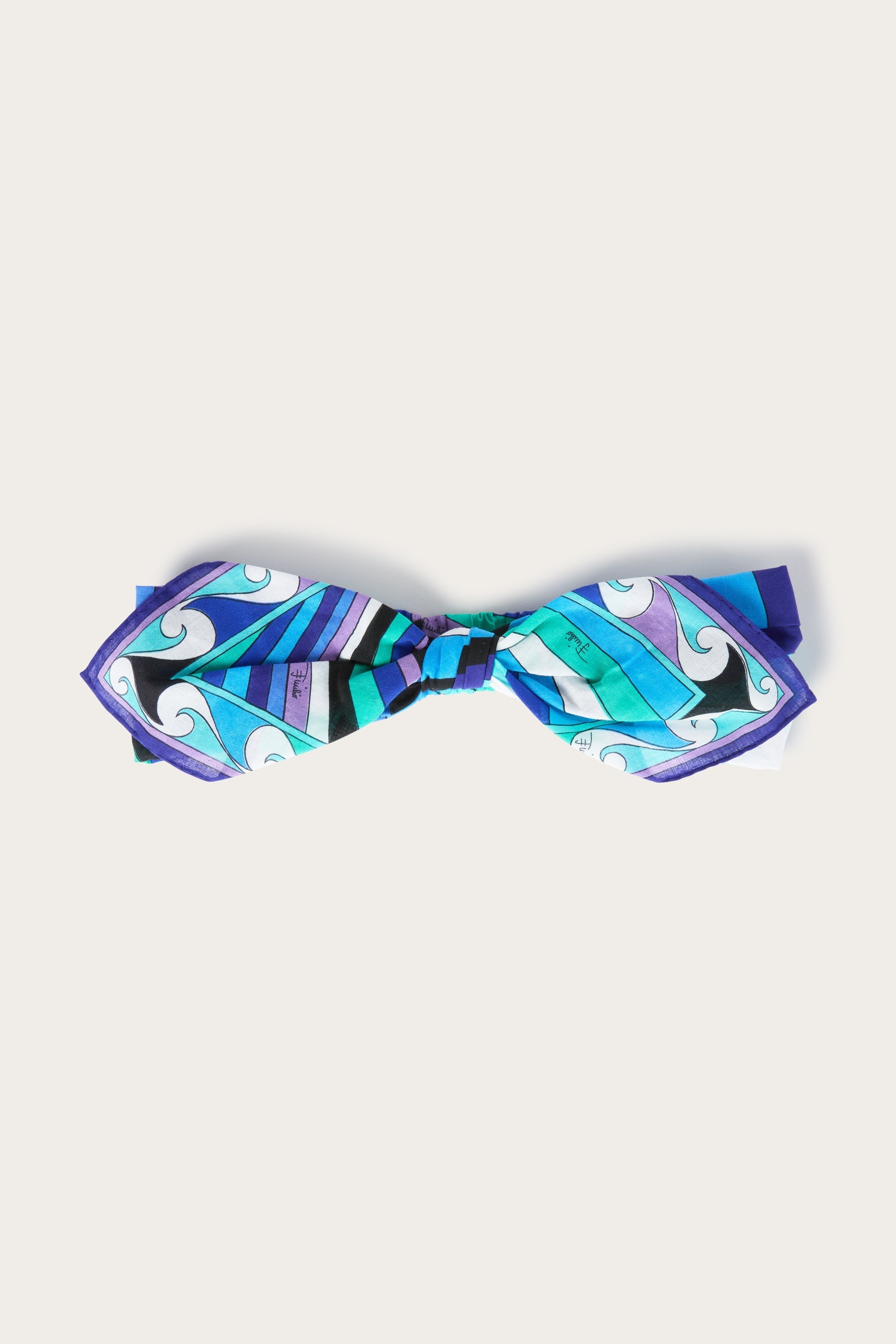 Pucci Cotton Headband with Bow