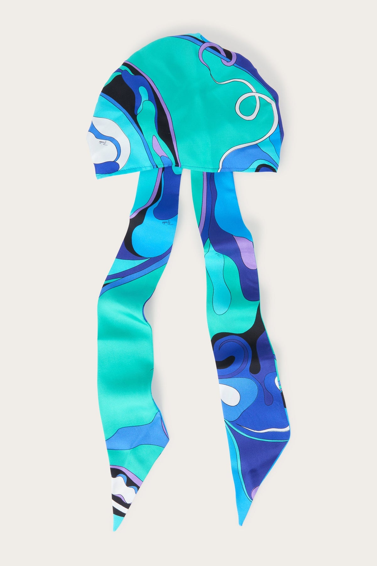 Pucci Orchidee Print Silk Bandana Hat
