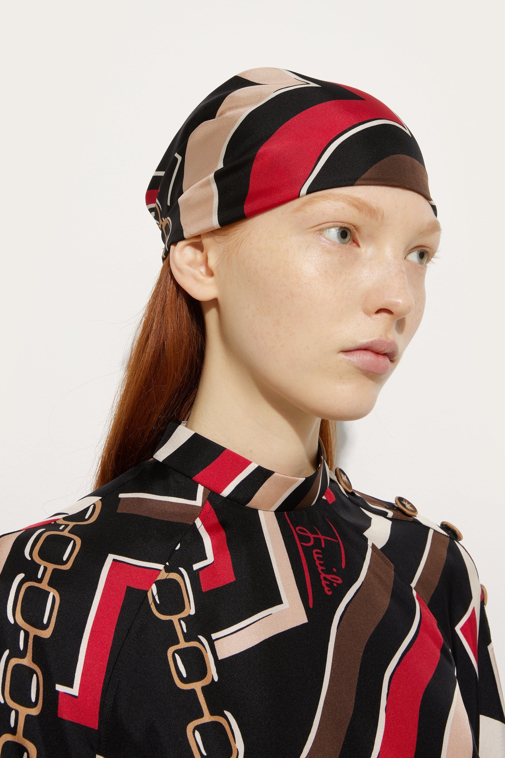Pucci Istrice Print Bandana Hat
