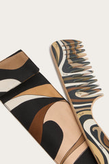 Pucci Comb with Marmo Print Case