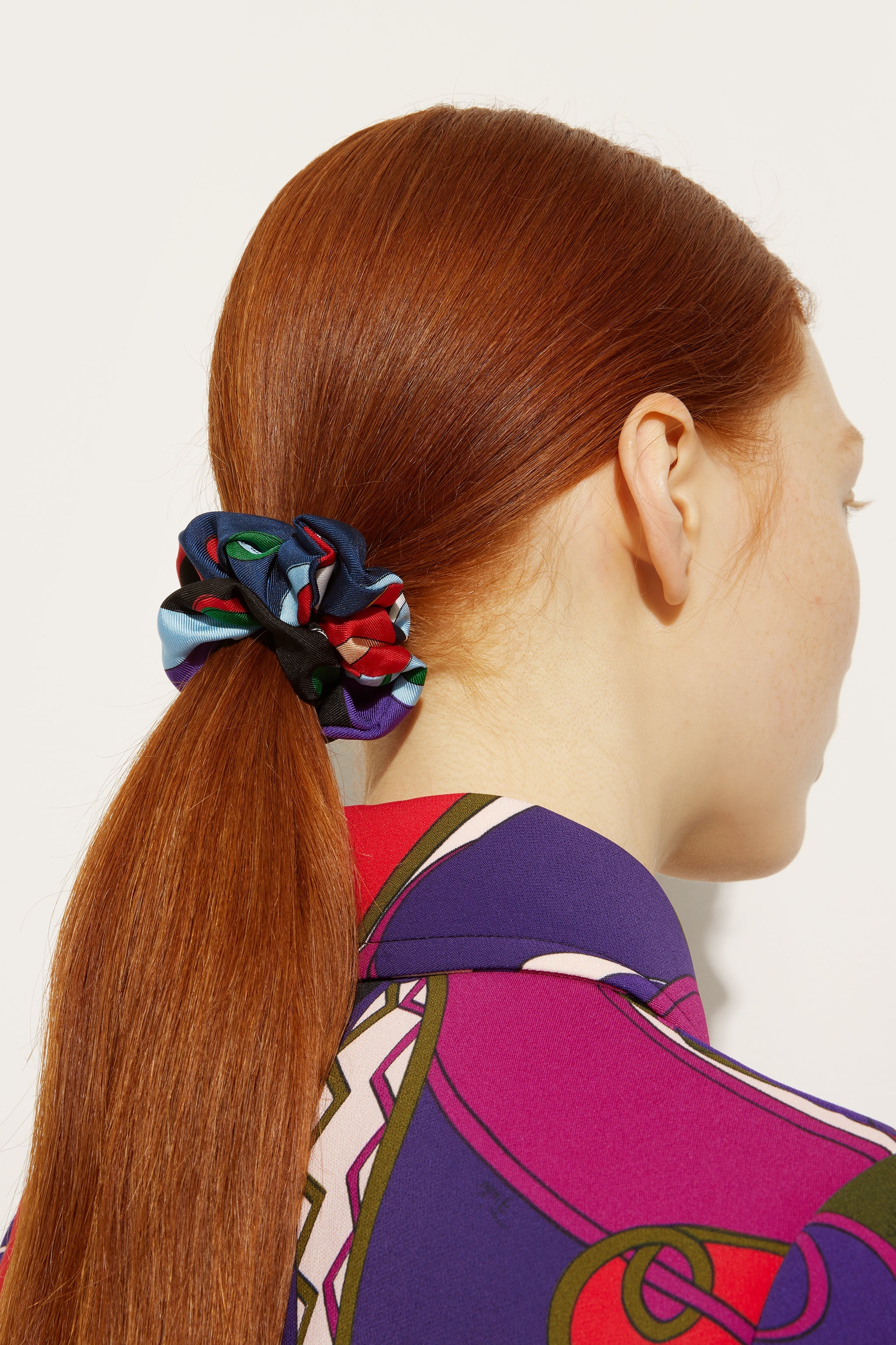 Pucci Fontane Print Hair Tie
