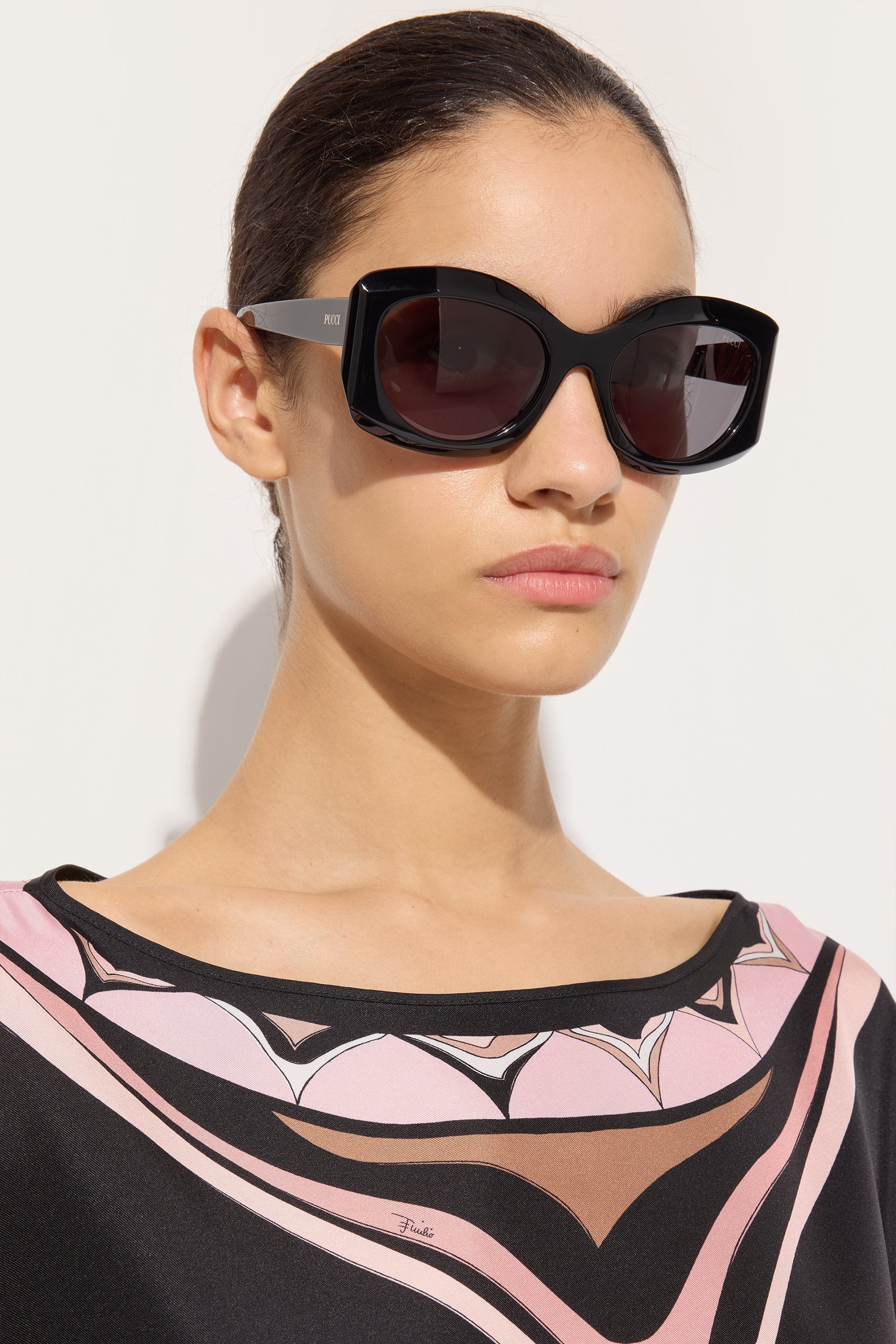 Pucci Pucci Bold Rectangular Sunglasses