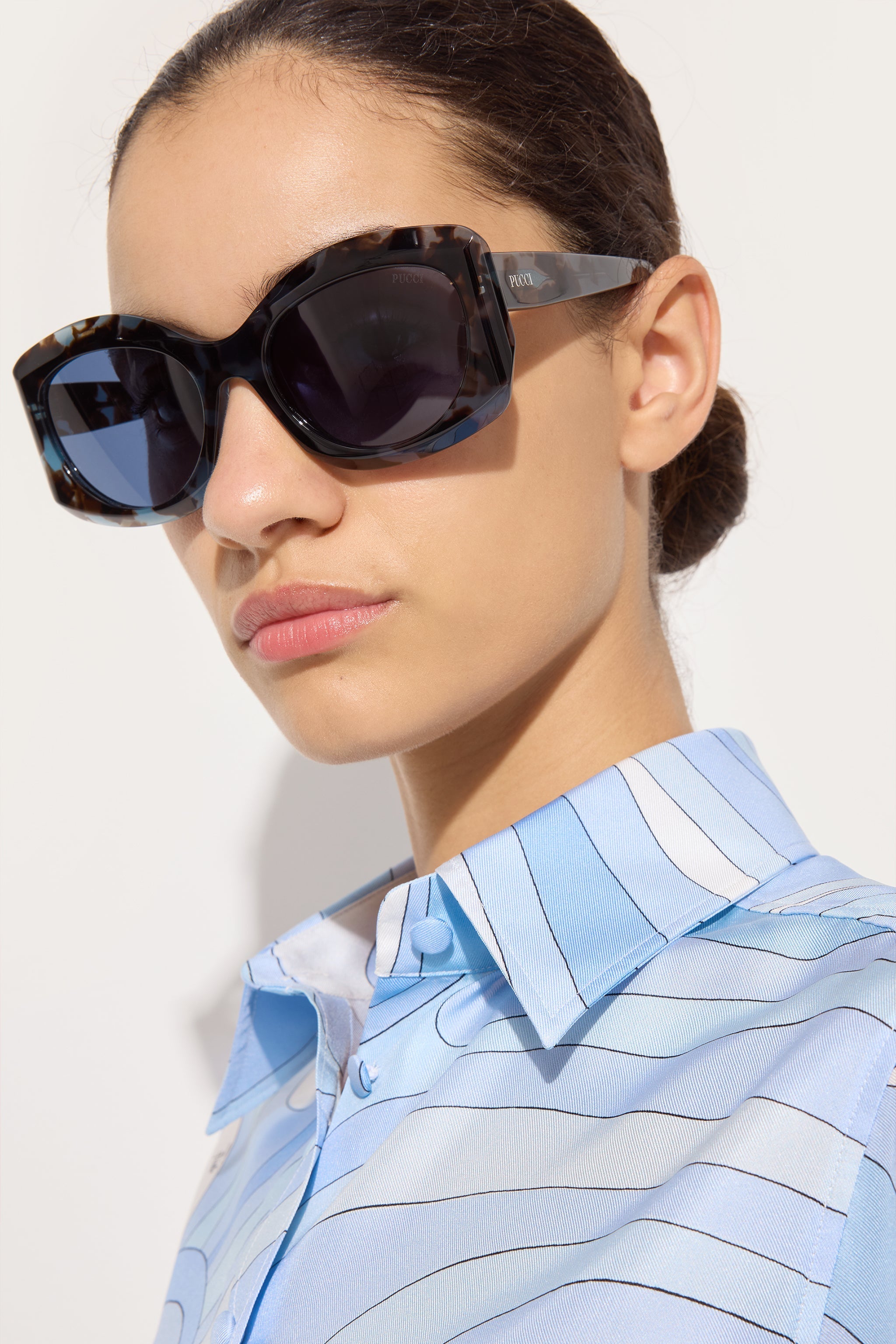 Pucci Pucci Bold Rectangular Sunglasses