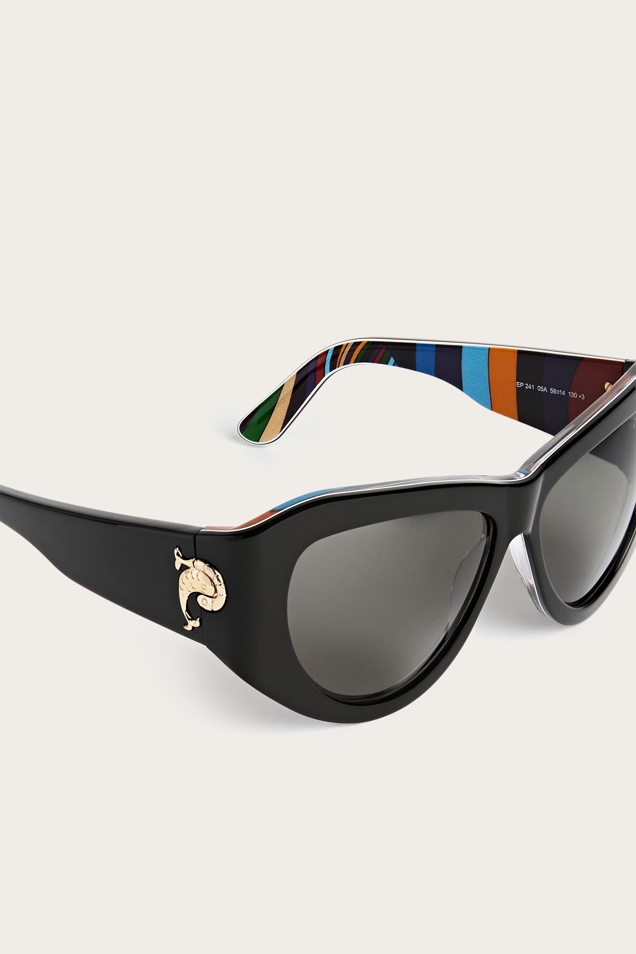 Pucci Cat-Eye Sunglasses with Inside Print