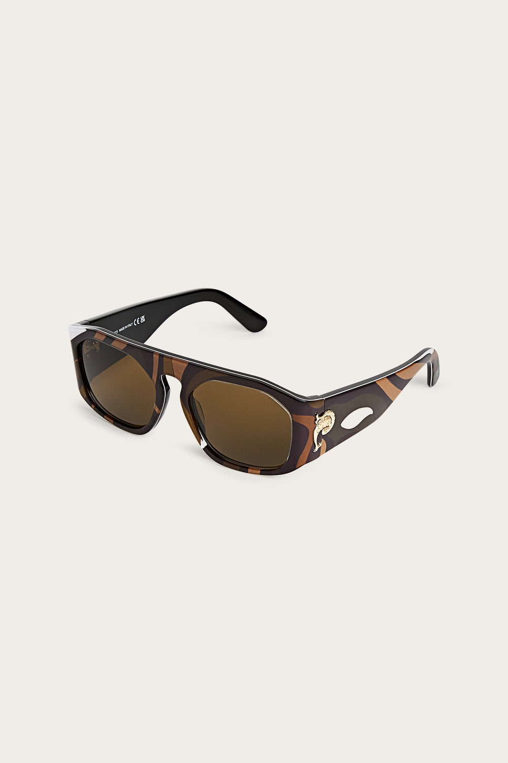 Pucci Rectangular Sunglasses with Pucci Print
