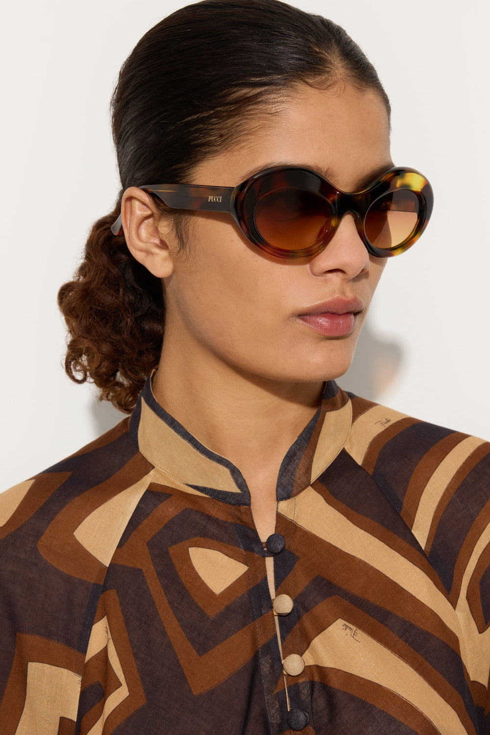 Pucci Oval Sunglasses