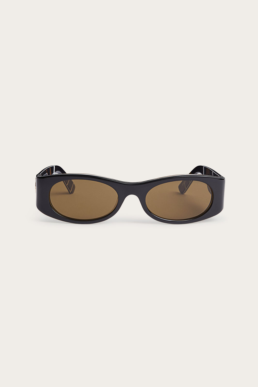Pucci Oval Sunglasses with Printed Temples