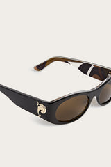 Pucci Oval Sunglasses with Printed Temples