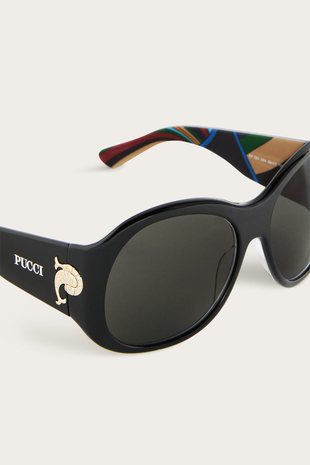 Pucci Oversized Sunglasses with Inside Print