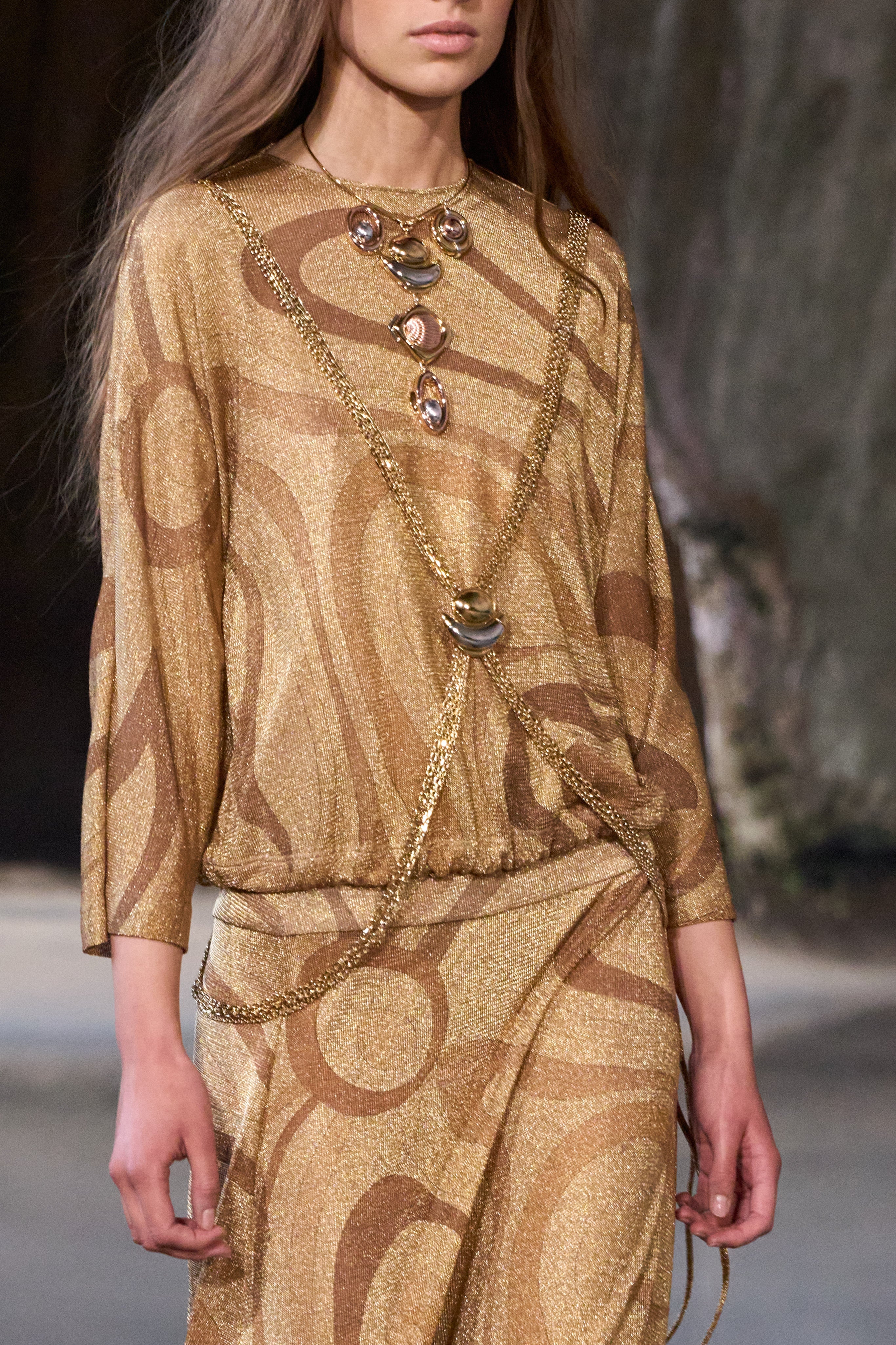 Pucci L'Alba Gold Necklace