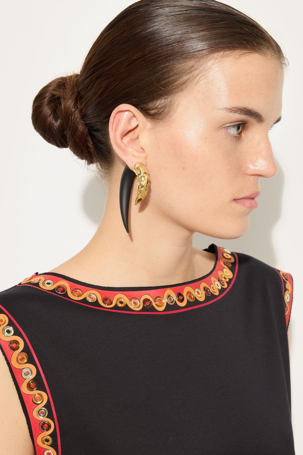 Pucci Horn-Shaped Earring