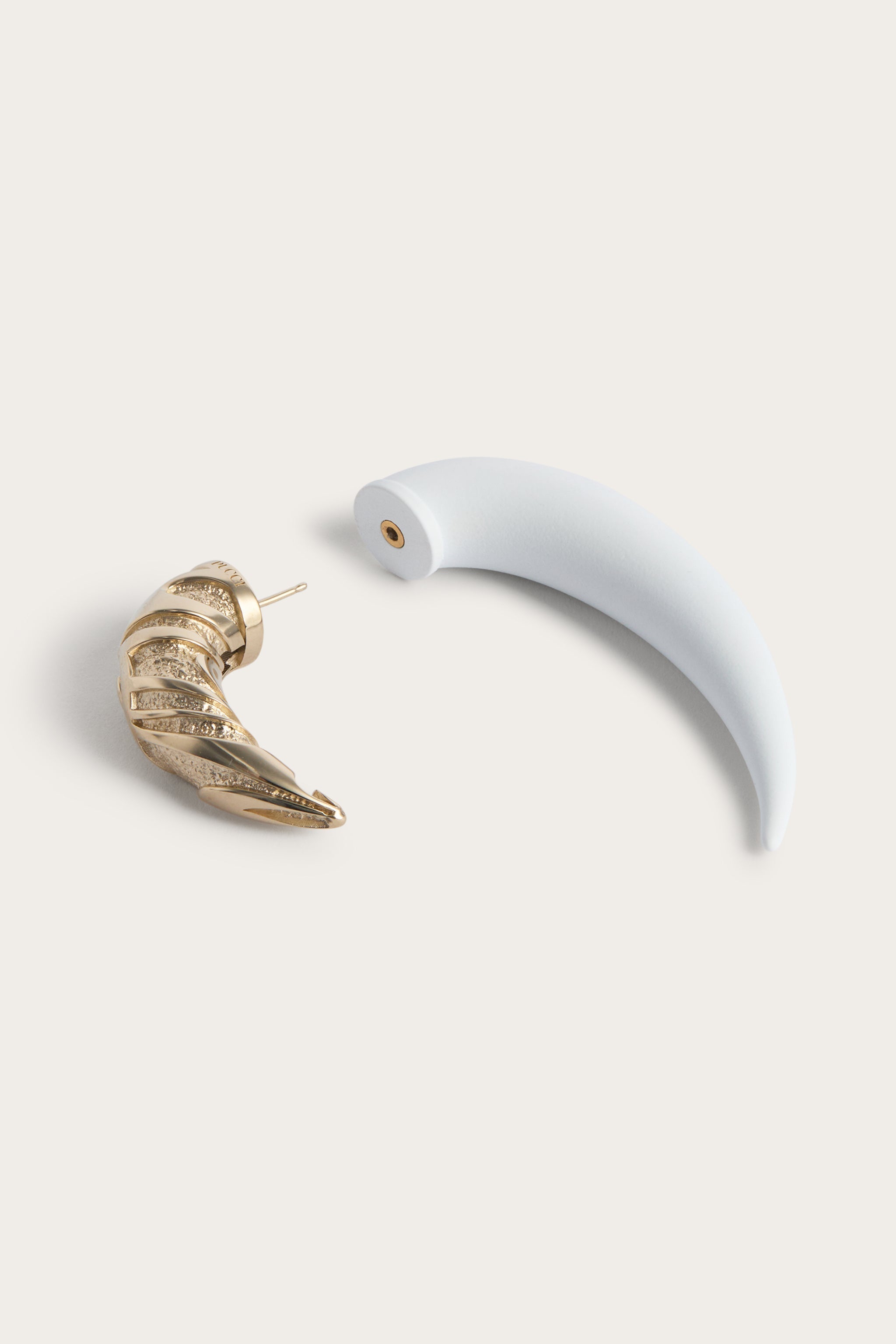 Pucci Horn-Shaped Earring