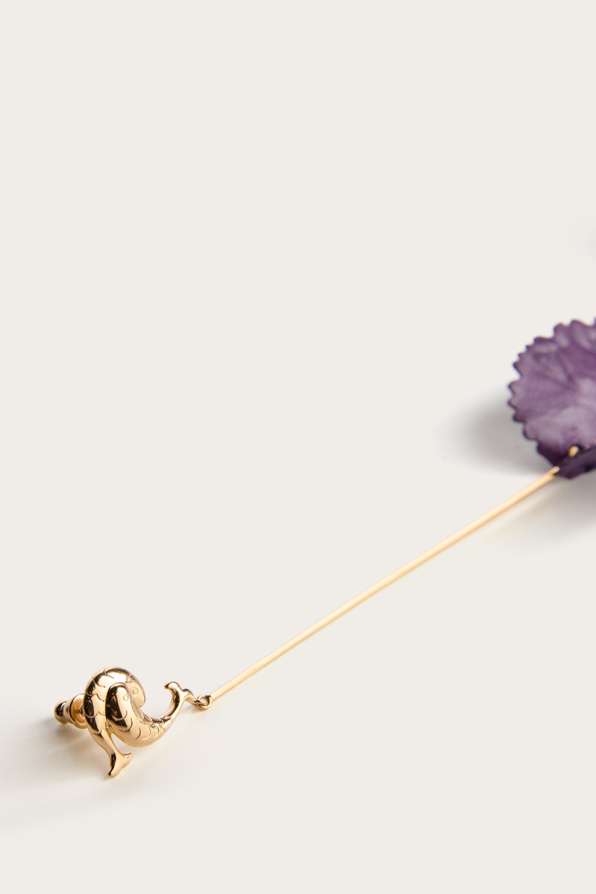 Pucci Leather Flowers Earring