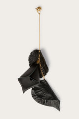 Pucci Mono Earring with Leather Flowers