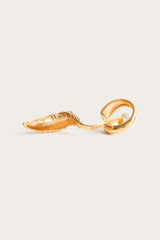 Pucci Multifinger Horn Ring with Marmo Texture