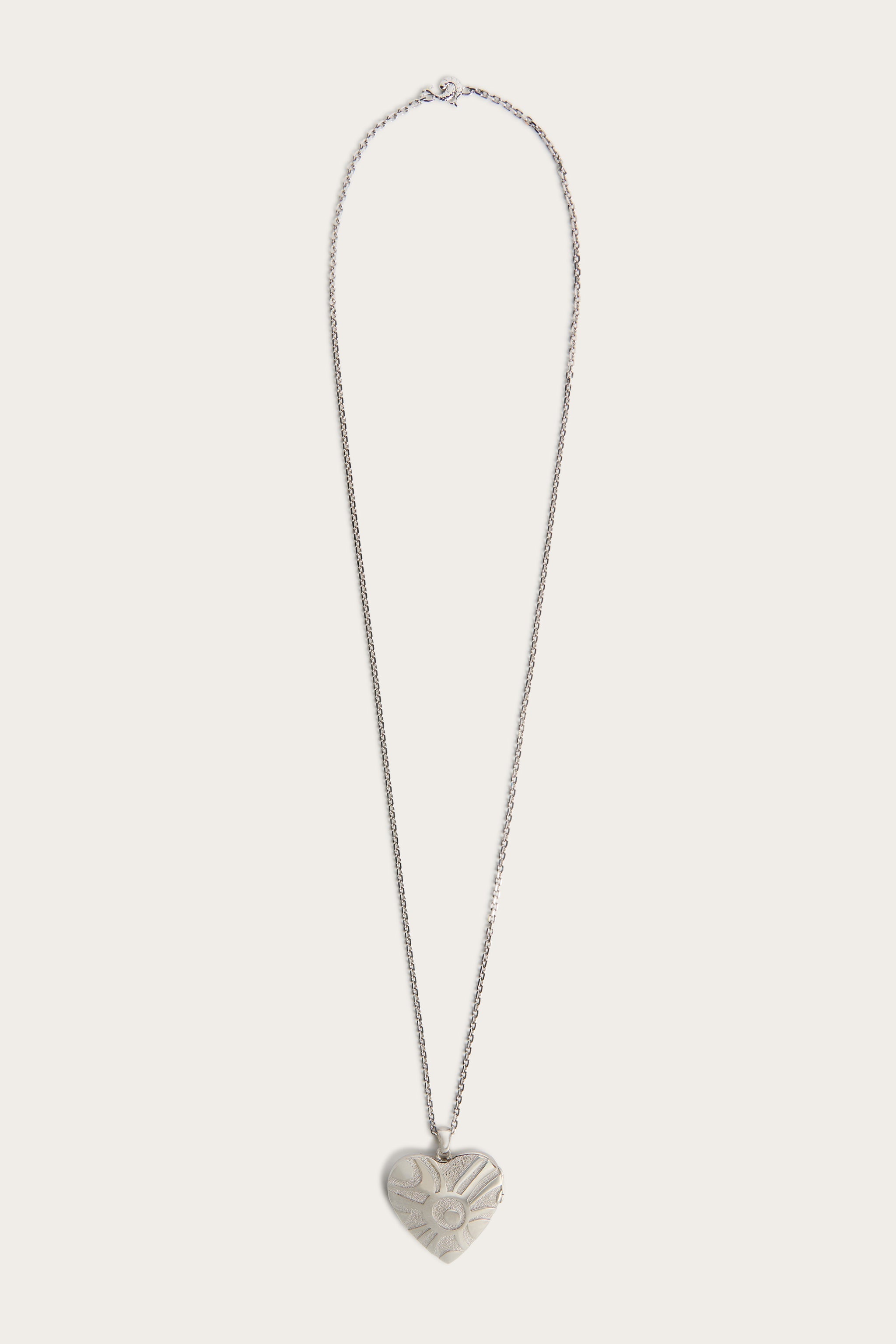 Pucci Heart Mirror Pendant Necklace