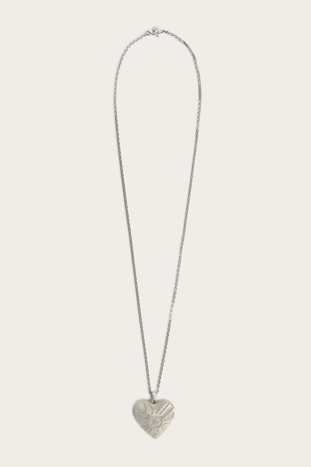 Pucci Heart Mirror Pendant Necklace
