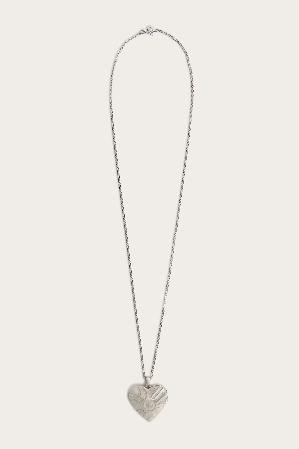 Pucci Heart Mirror Pendant Necklace