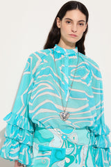 Pucci Heart Mirror Pendant Necklace